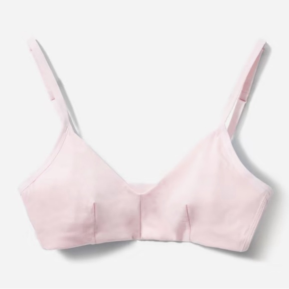 NEW Everlane The‎ Bralette Pale Pink Large - Picture 4 of 5